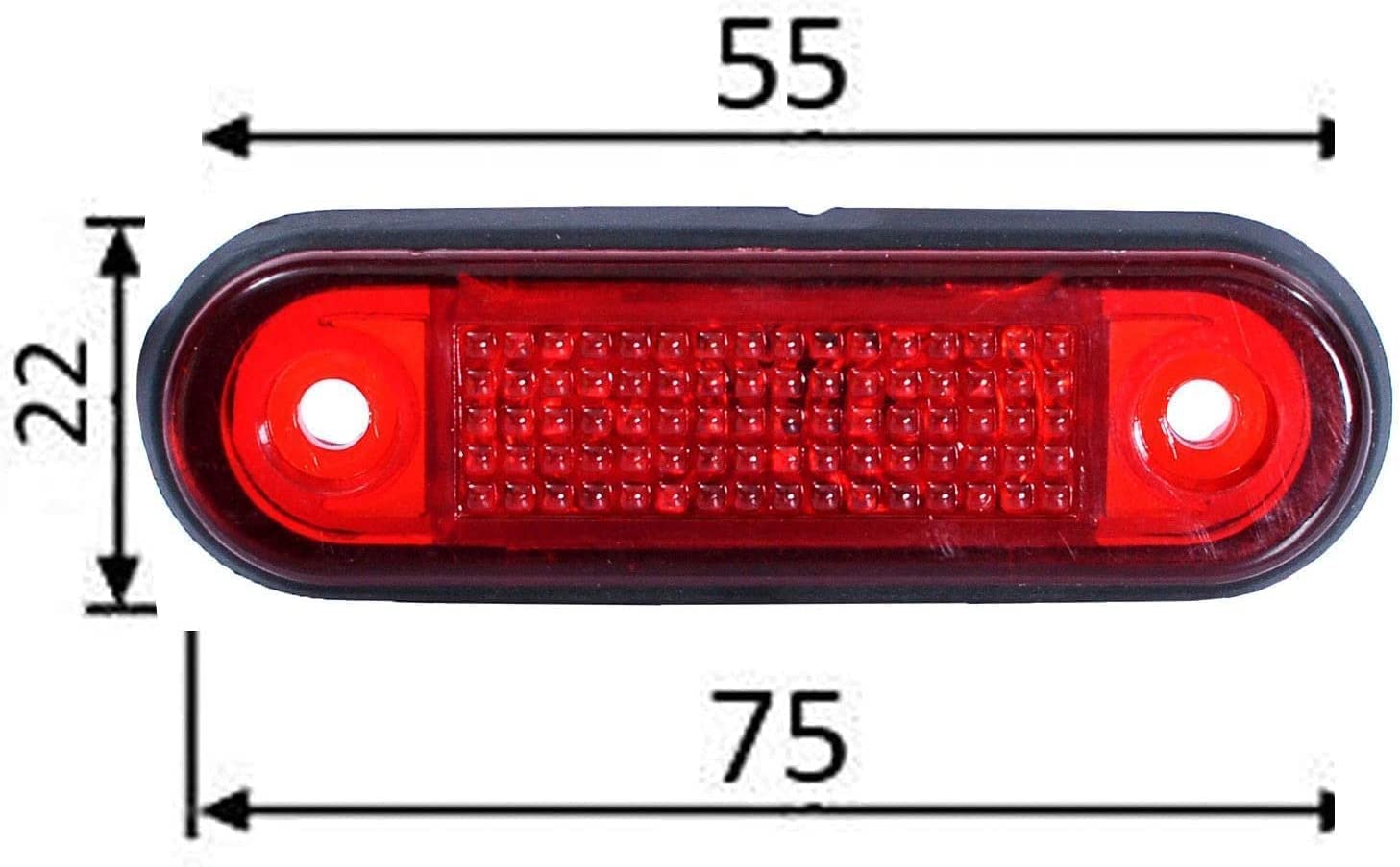 Luci Laterali Verdi 12V LED Per Camion Autobus Furgone Camper Auto SUV Cabina 8x - Foto 7