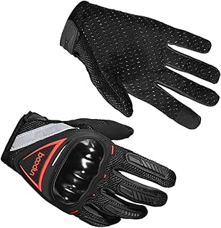 Amosfun 1 Par Engrossar Luvas De Ciclismo Dedo Cheio Luvas De Motociclista Luvas De Luvas De Treino Luvas De Bicicleta Luvas De Bicicleta Da Sujeira Luvas De Casca Dura Equipamento