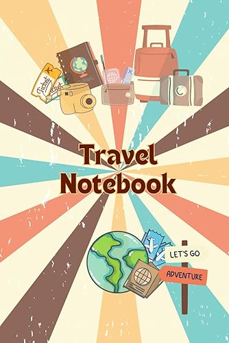 Travel Notebook Retro. Cuaderno para viajes. Regalo original.: Explora, Recuerda y celebra tus Aventuras - 6x9 Pulgadas, Tapa Blanda Mate (Cuadernos para viajeros)