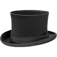 Lierys Seidenglanz Zylinder Hat Classic Handmade 100% Wool Felt Satin Ribbon Made in Germany Unisex Summer Winter