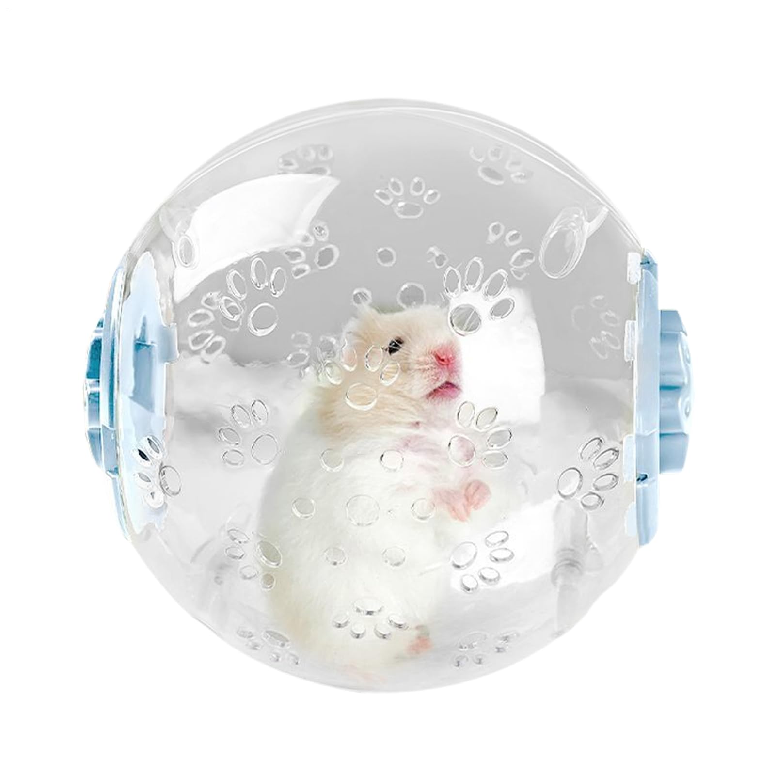 Hamster Running Ball, Transparent Silent Running Hamster Wheel, Portable Multifunctional Cage Activity Ball for Small Pets Playtime Engagement Enjoyment
