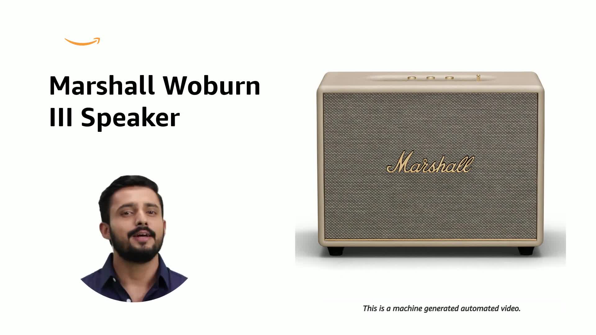 スピーカー・ウーファー Marshall WOBURN III Cream Amazon.co.jp: Marshall ワイヤレススピーカー Woburn III クリーム