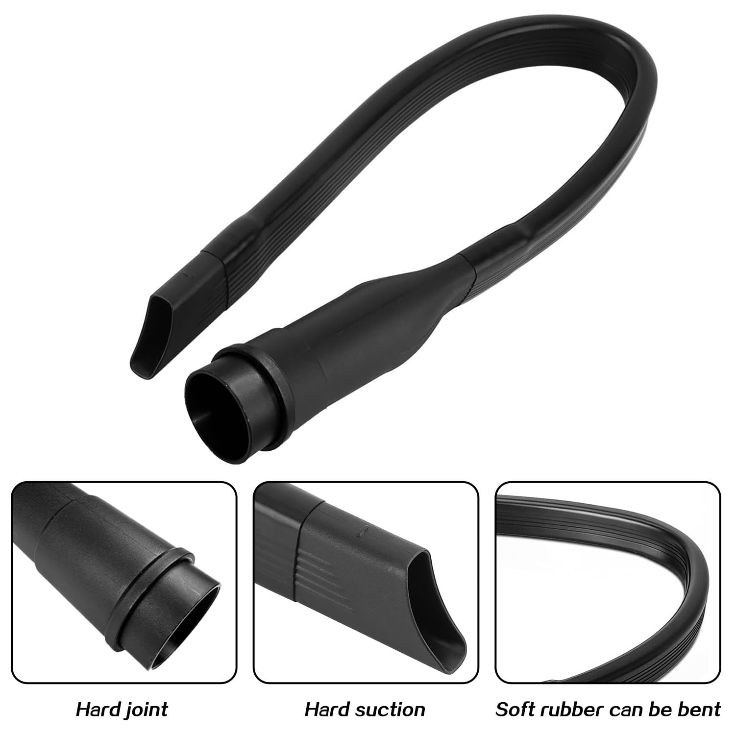 Ugello Aspirapolvere Per Fessure 62cm - Adattatore Universale 32/35mm - Per Pulizia Sotto Mobili E Auto - Foto 2