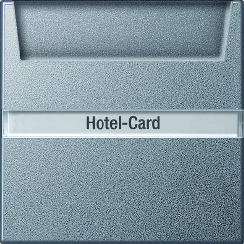 Gira014026 Hotel Card button label system 55, alu