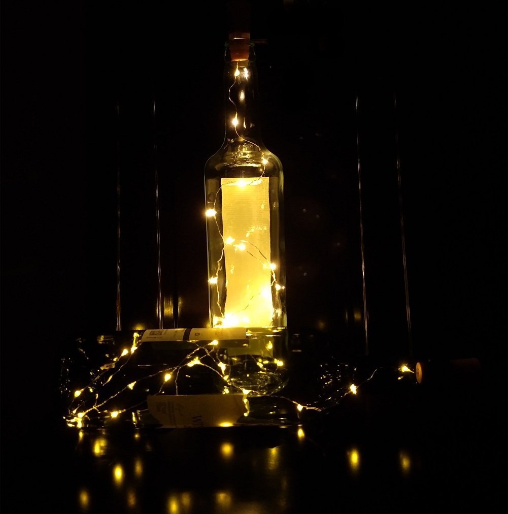Heuluced Solar Wine Bottle Lights - Image 4