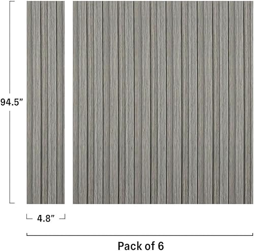 Vista 16 de Concord Paneles de pared 3D Muestra - Nogal 4 x 4 pulgadas Paneles impermeables CO600-11 -M Nuez
