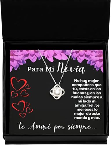 Cadena de oro para novia con mensaje personalizado, regalo de aniversario de boda o Navidad, collar para mujer