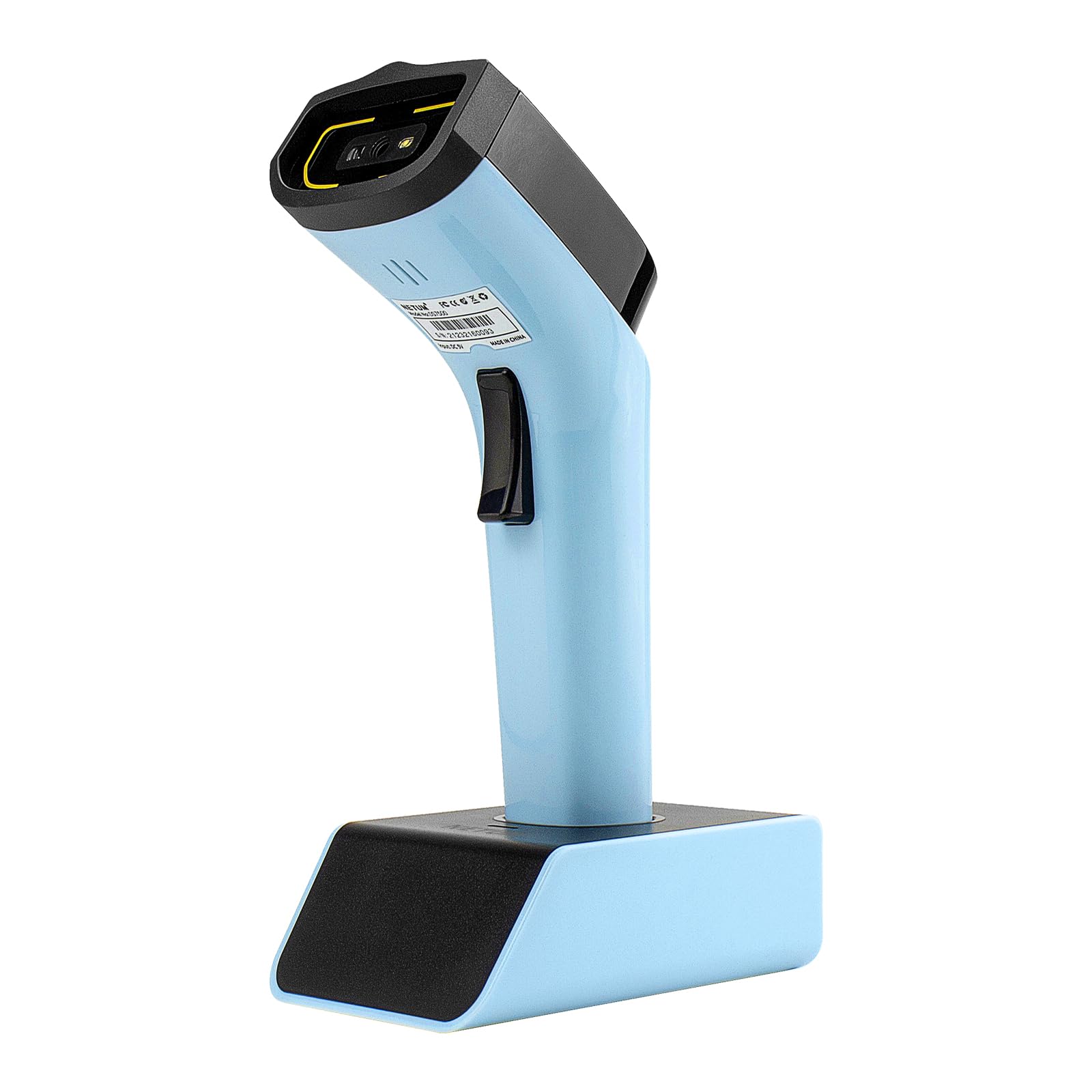 NETUM DS5000-BU Bluetooth 1D CCD Barcode Scanner with Charging Cradle