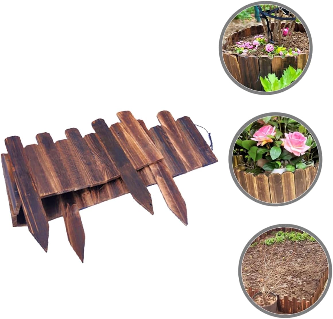 balacoo Garden Fence Edging Border Edging for Landscaping Lawn and Courtyard Long Height for Flower Beds and Pathways