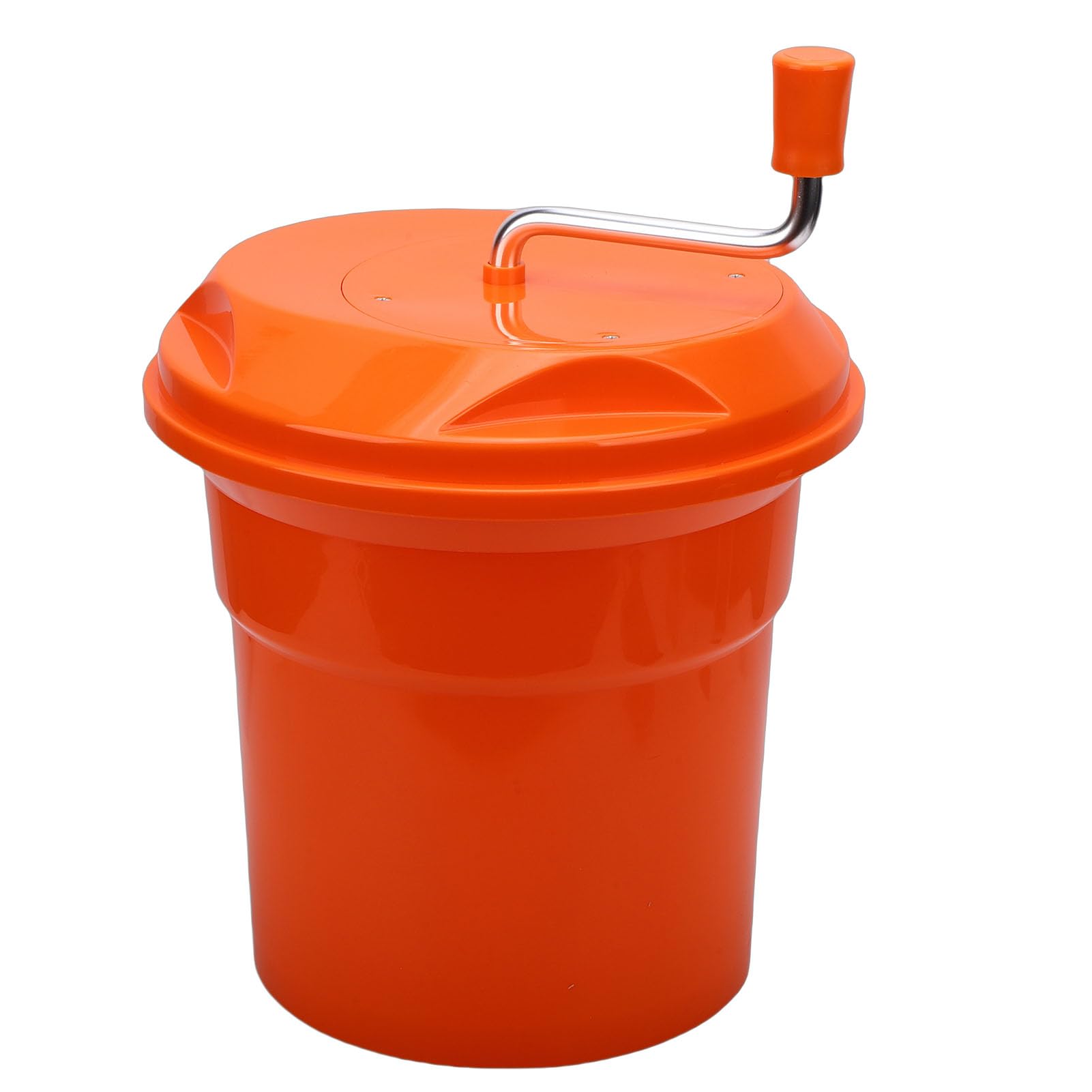 Bewinner Centrifugador de Ensalada con de Freno, 12L de Gran Capacidad, Secador Manual de Verduras para Cocina, Uso Comercial y Doméstico, Centrifugador de Lechuga