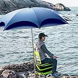 ☂Material: se utiliza un poste de paraguas de acero inoxidable resistente y duradero, la altura se puede ajustar libremente; el diseño de resorte grueso no se sacudirá ante el viento fuerte.
