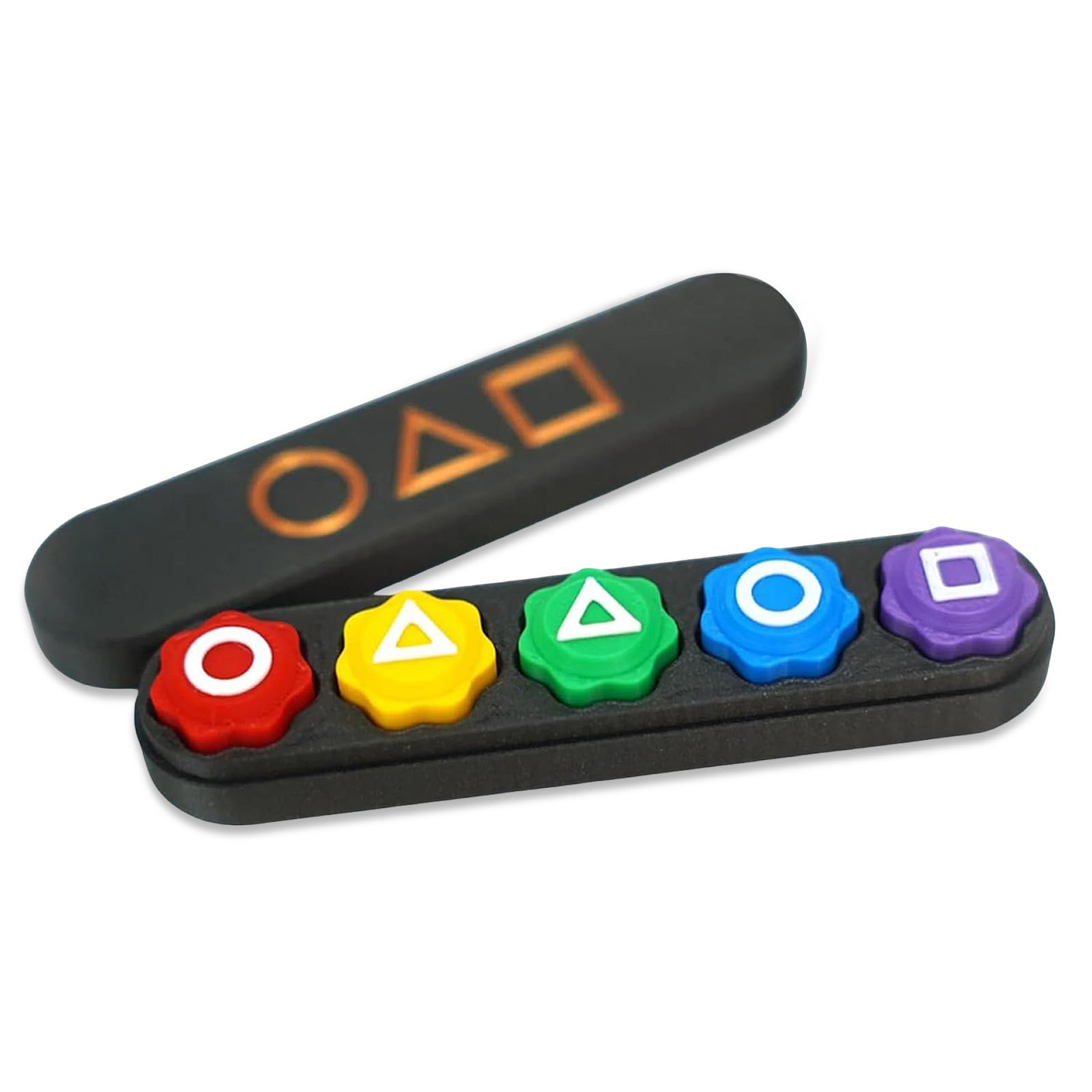 Dalephoric – Jeu Traditionnel Coréen Gonggi – 5 Jeux En 1 – Pierres, Toupie, Volant – Squid Game Vibes