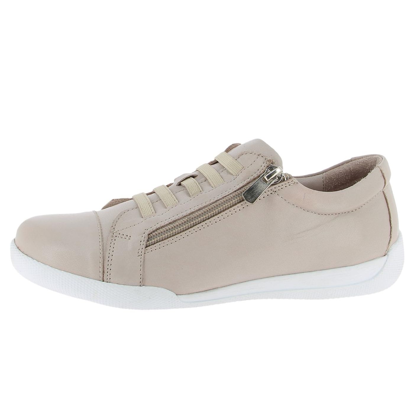 Andrea Conti Women's Low Top Trainers, New Taupe, 36 EU, New Taupe, 4 UK
