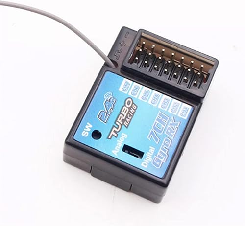 Miniatura 3 de Receptor digital TB-RX200 de 7 canales de 2,4 GHz para Turbo Racing V3.1 System TB-TX2 Transmisor RC Coche Barco
