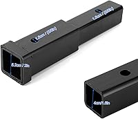 Vista 9 de Extensor de remolque de ventas, extensión de enganche de remolque de 5000 libras, pilas de tubo extensor de receptor de enganche para clase 3/4 2