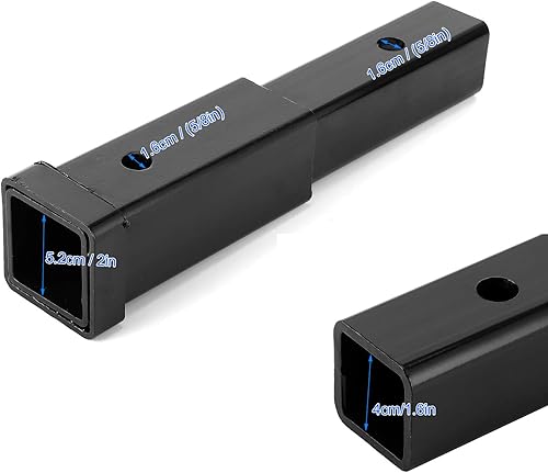 Miniatura 9 de Extensor de remolque de ventas, extensión de enganche de remolque de 5000 libras, pilas de tubo extensor de receptor de enganche para clase 34 2