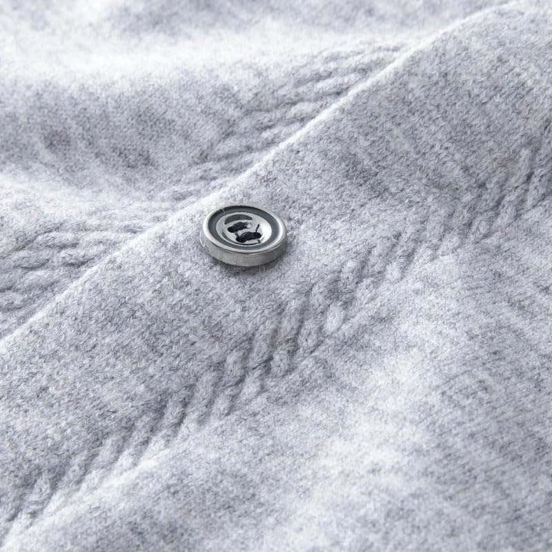 Men Sleeveless Knit Vest Buttons Down Sweater Thick V Neck Business Casual Cardigan Sweater4