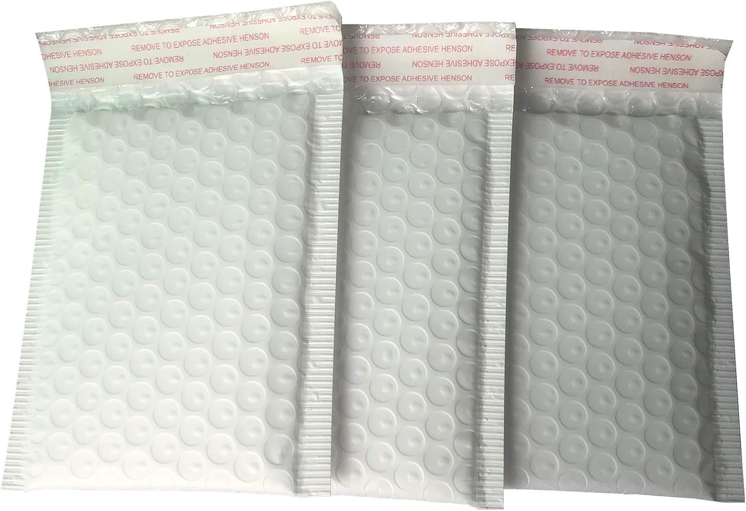 Sobres acolchados de burbujas de polietileno blanco de 5 x 7 pulgadas, bolsas de envío autosellantes, paquete de 100
