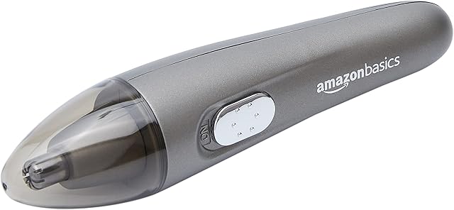 Amazon Basics Electric Nose Hair Trimmer with LED Light