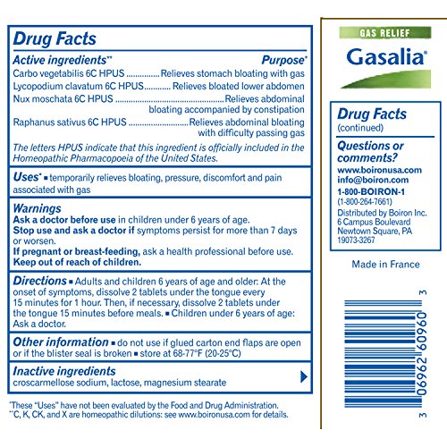 Gasalia Homeopathic Medicine for Gas Relief (60 Tablets) - Image 5