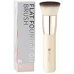 DUcare Foundation Brush,Flat Top Kabuki Brush Synthetic Professional Makeup Brush Liquid Blending Mineral Powder Buffing Stippling Makeup Tools,Beige