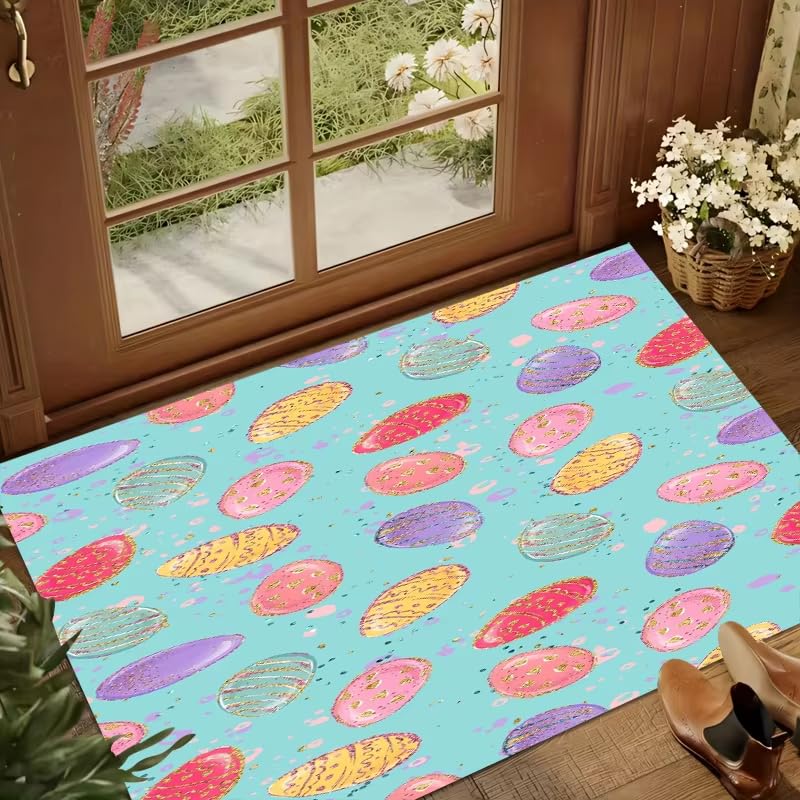 Tapis de Pâques mignon 50x80 pour décorer le salon ou la chambre