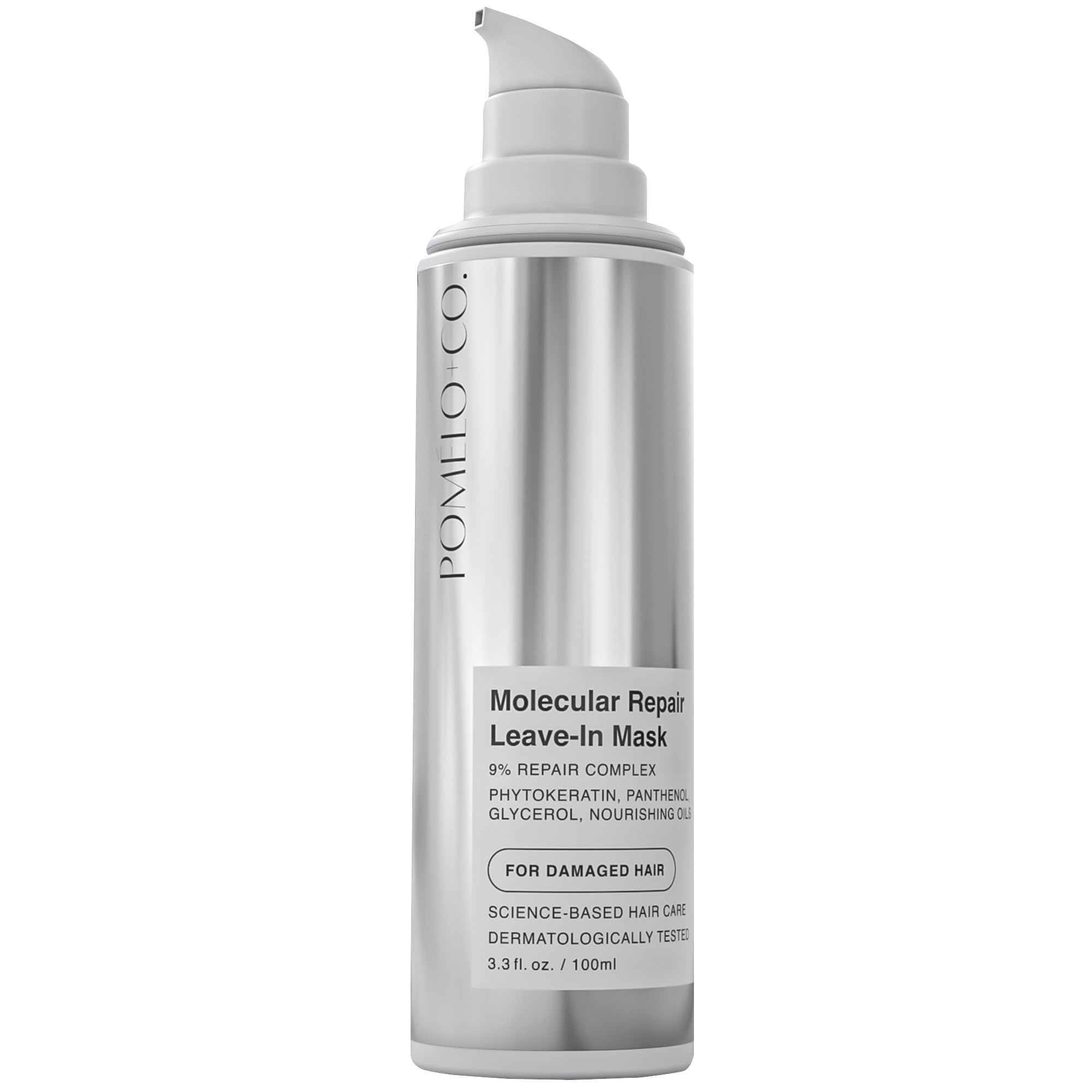Maschera leave-in Pomélo+Co con esclusivo repair complex al 9% per un’intensa luminosità a lunga durata/Trattamento per capelli danneggiati e fragili/Molecular Repair Leave-in Mask 100 ml