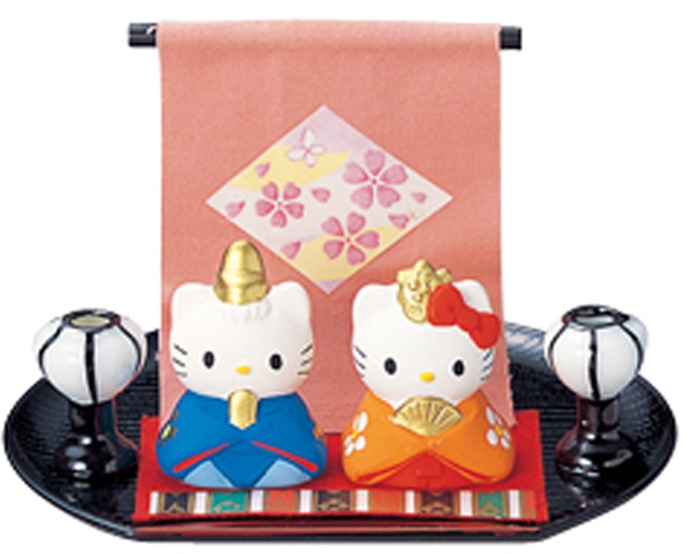 Amazon.co.jp: 瀬戸焼 ハローキティ 雛祭り セット 06-K304 : おもちゃ