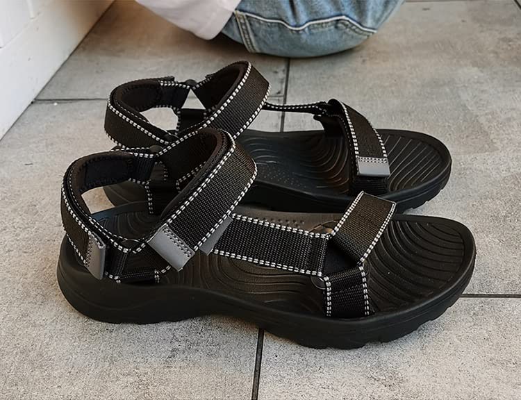 Men Sandals Flip Flops Outdoor Beach Slippers Casual Shoes Cheap Men's Shoes(E,45 Code)4