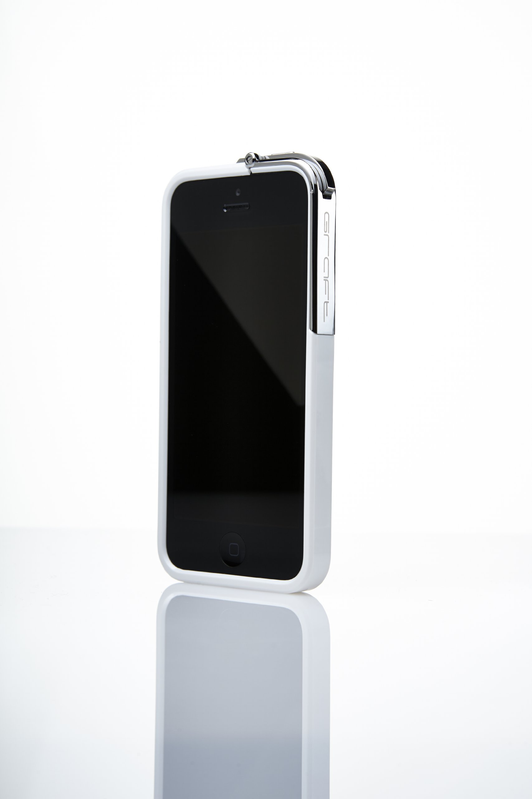 GRALEVWHTCHR Leverage - 1 Pack - Screen Protectors - Retail Packaging - White/Chrome