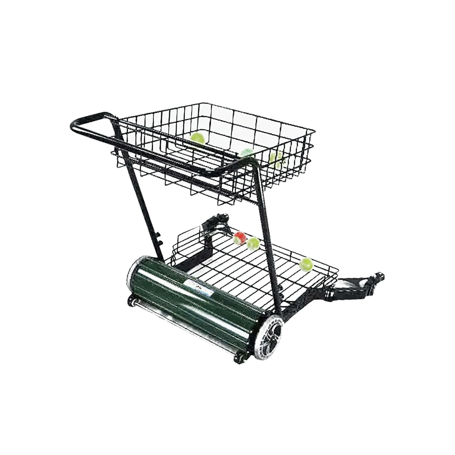 JOSBY Carrello Raccoglitore di Palline da Tennis, Raccolta Automatica di Palline da Tennis, può Contenere Fino a 300 Palline, Efficace su Una varietà di campi, Palestra, Allenamento di Tennis