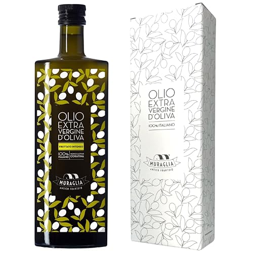 Antico Frantoio Muraglia - Aceite de oliva virgen extra con sabor a fruta intensa | AOVE rico en polifenoles de primera calidad | Primera cosecha