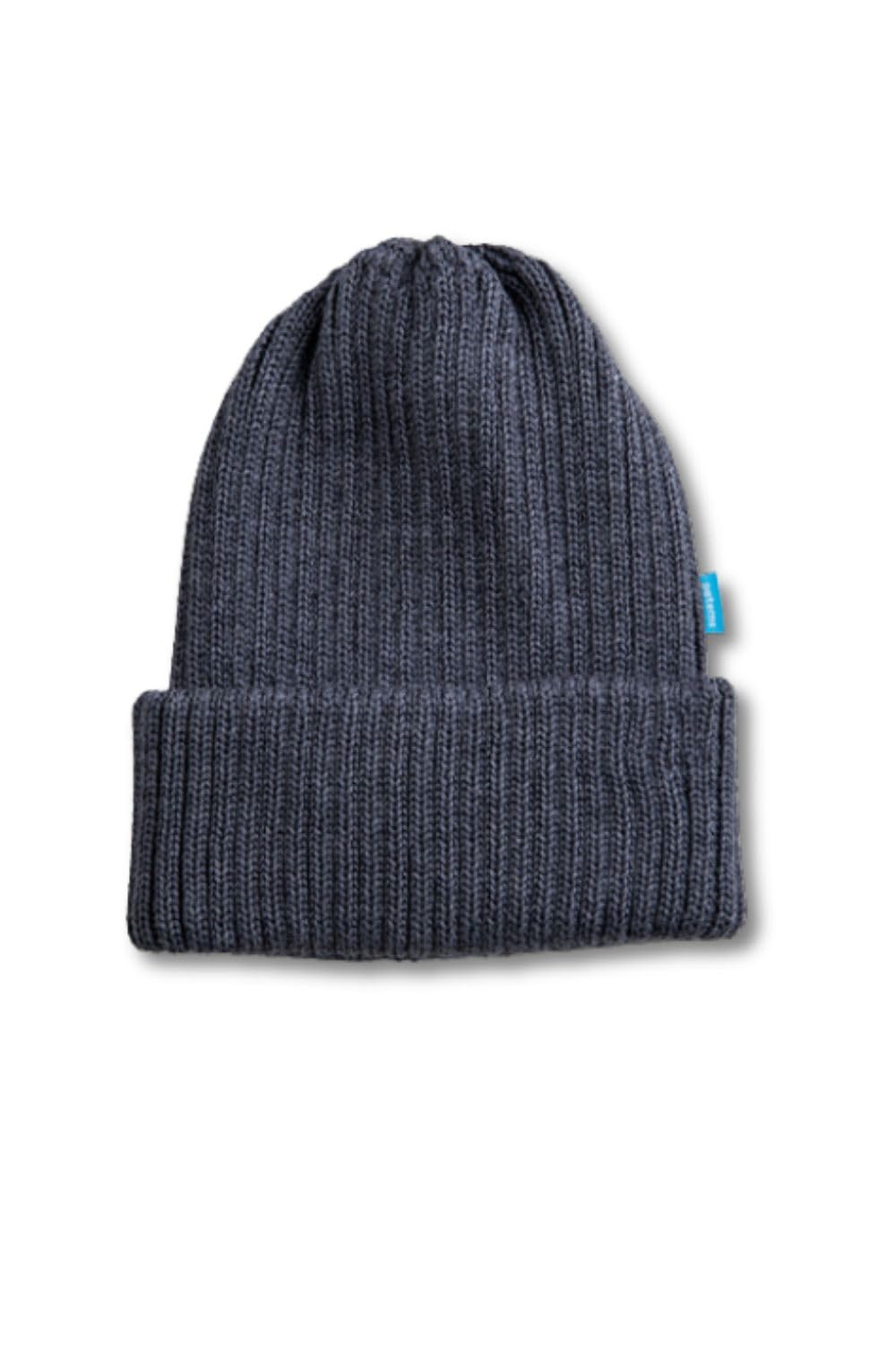 Czapka ściągaczowa termoaktywna unisex szara one size | 100% wełna merino