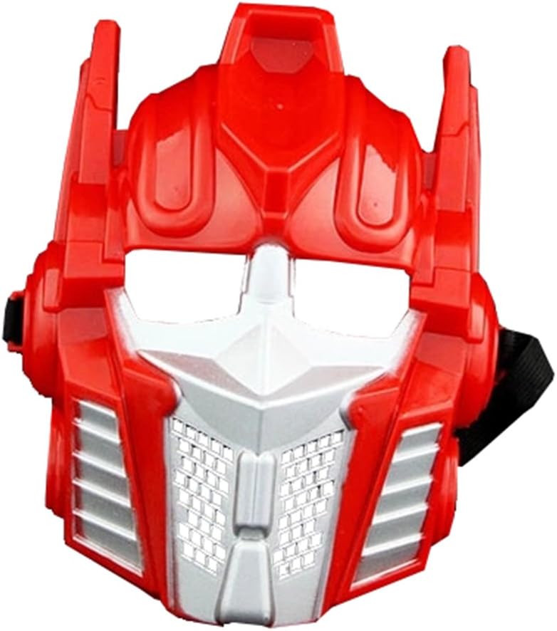 XIANKI Halloween Festival Party Show Celebration Transformers Faces Mask Masquerade Red