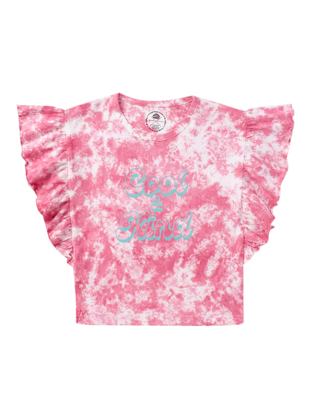 CuB McPAWS be curious Girl's T-Shirt (GS22TSHT02Mul_04-05Y_Multicolor_4 Years-5 Years) 4