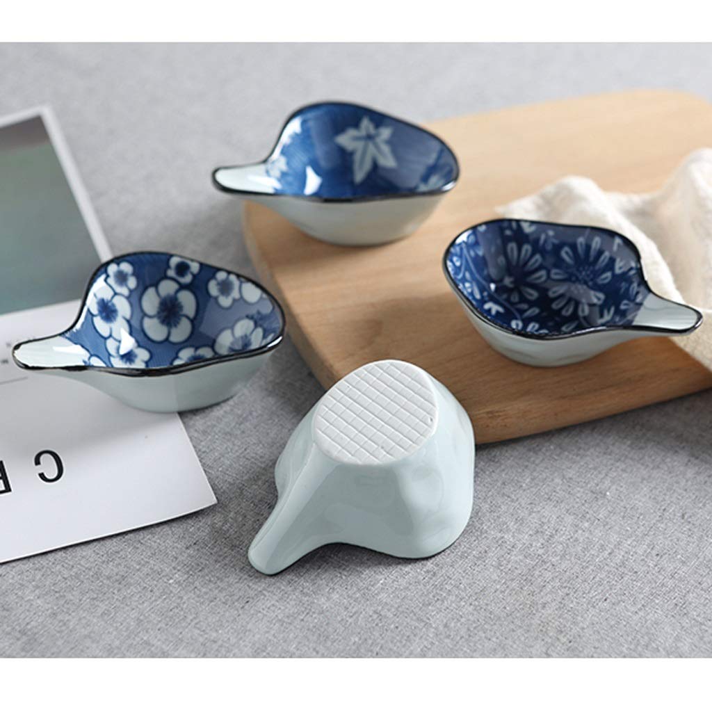 Mały talerz 10 szt. Ceramiczne sosjerki Talerze w kształcie ryby Spodki Miska na sushi Przekąska Zestaw naczyń obiadowych w stylu japońskim Przekąski Talerze sałatkowe