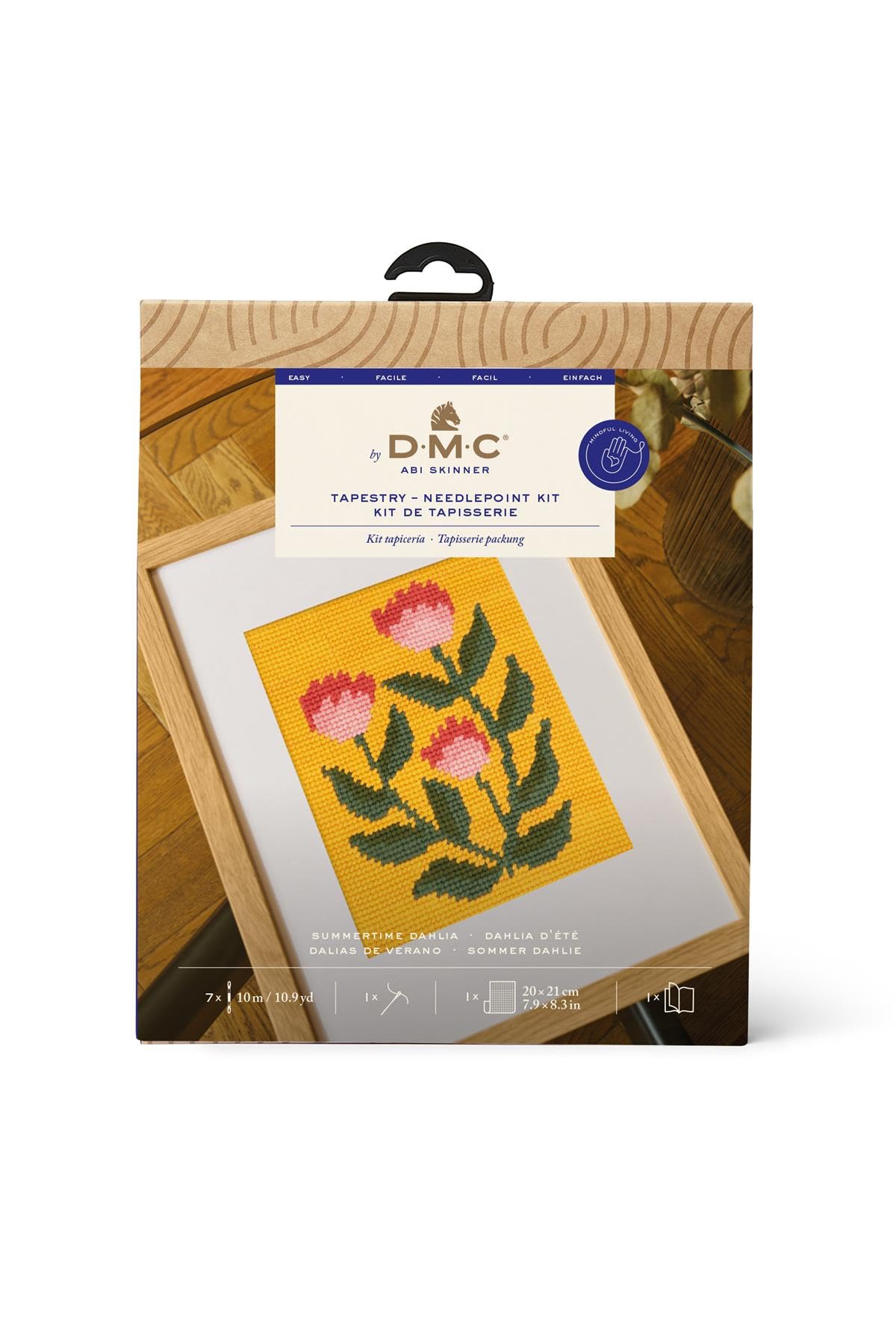 DMC Summertime Dahlia - Medium Tapestry-Needlepoint Kit