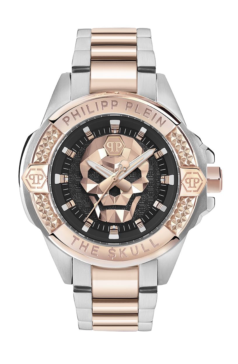 Philipp Plein Men's Analogue Quartz Watch with Stainless Steel Strap PWAAA2925