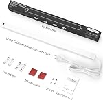 MYPLUS 16 Lumières sous Cabinet de pouce avec vague à main, sous éclairage de comptoir 4000K Blanc naturel,Dimmable,Plug et Play,LED Lumières pour armoire de cuisine, Armoire, Cabinet, Bureau