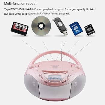 Amazon.co.jp: CDプレーヤー AM/FMラジオ、ヘッドフォンジャック