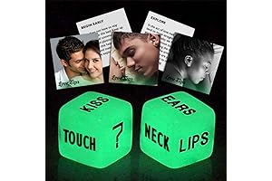 Glow in The Dark Love Dice - Intimate and Exciting Foreplaying Card Game for Couples