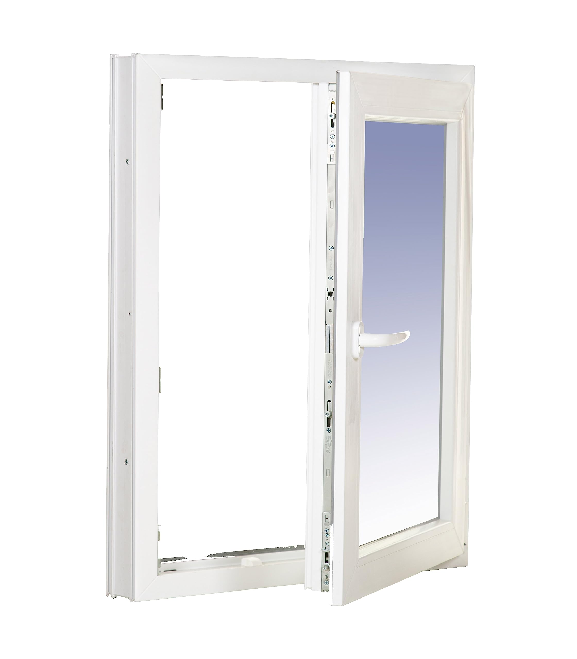 Ventanastock PVC 700x1000 Practicable Oscilobatiente Derecha 1 hoja