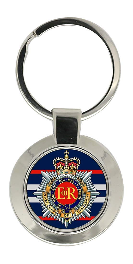 Giftshop Uk Unisex Silver Coloured Metal Royal Corps Of Transport, British Army Key Ring