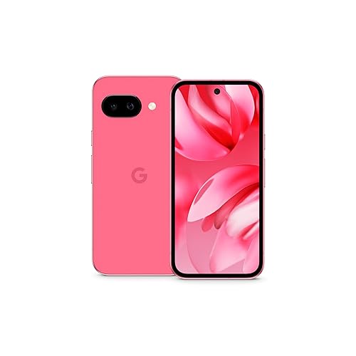 Google Pixel 9a with Gemini - Unlocked Android Smartphone with Incredible Camera and AI Photo Editing, All-Day Battery, and Powerful Security - Peony - 128 GB - Peony - 128 GB - Pixel 9A only
