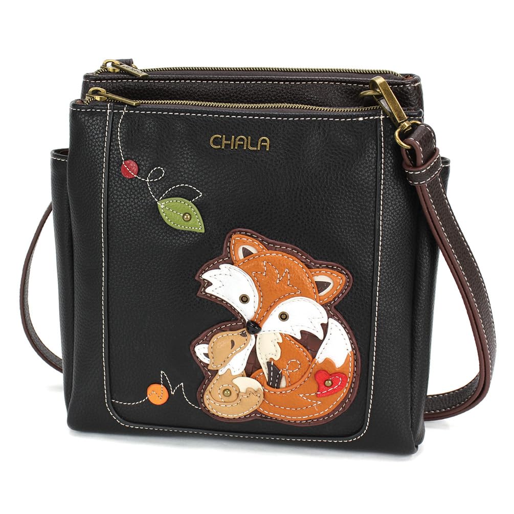 CHALA Merry Messenger RFID Protected Women Faux Leather Shoulder Purse with Adjustable Crossbody Strap