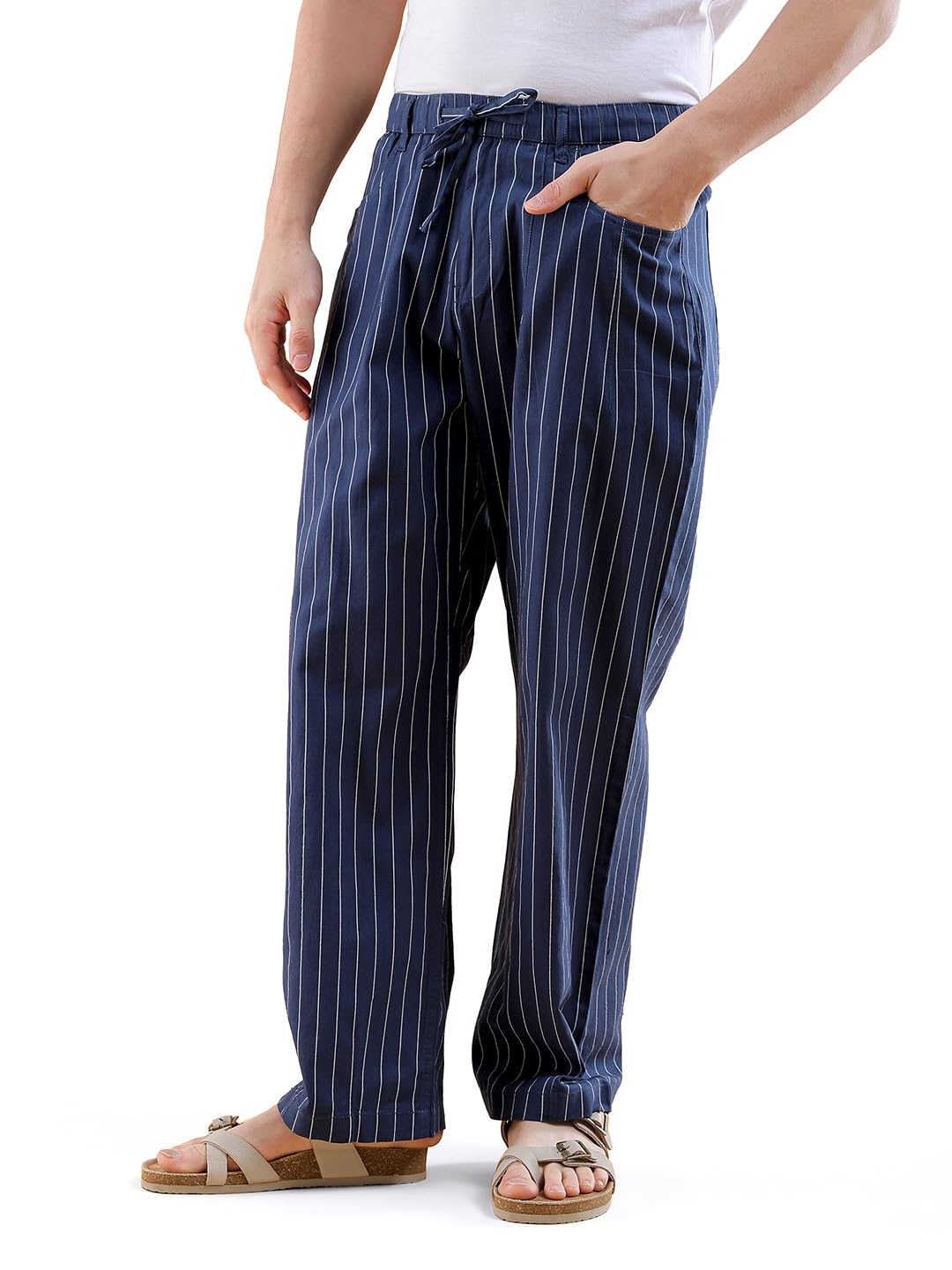 the indian garage co Men's Loose Mid Rise Trouser-picture-15