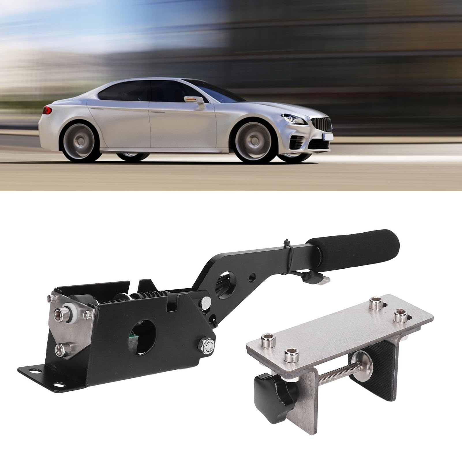 Gry Wyścigowe Hamulec Ręczny, Regulowany Aluminiowy Kontroler USB CNC dla G27 G25 G29 T500, Idealny do Gier Wyścigowych na PC