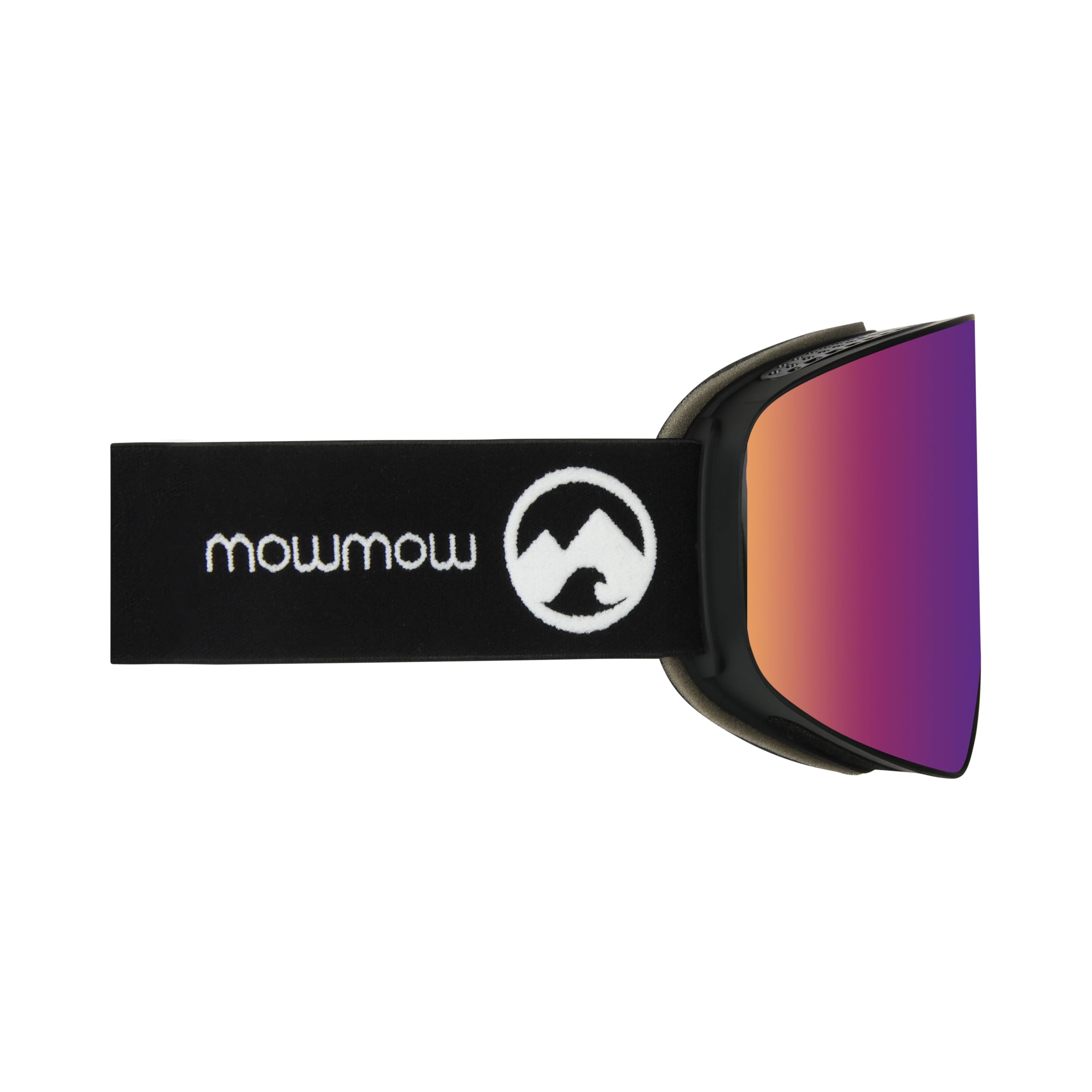 MowMow STEALTH Skibrille – Photochrome Linse – ECO: Rahmen aus Bioharz & recycelt – UV400 – Unisex (Lila)