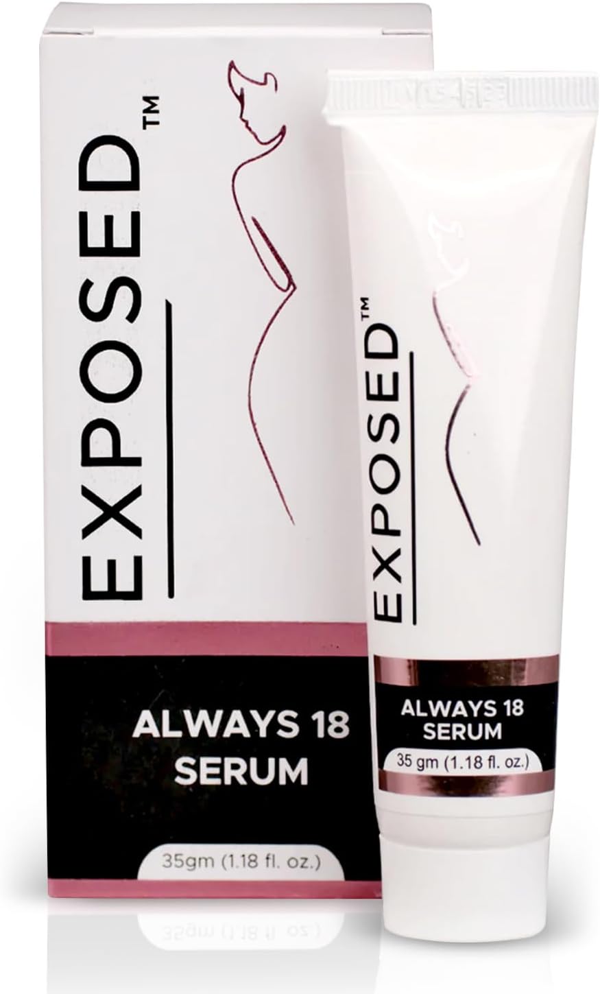 Exposed Always 18 Serum for Women | Firming, Tightening & Skin Rejuvenation | Youth Boost Beauty Serum | 35 g