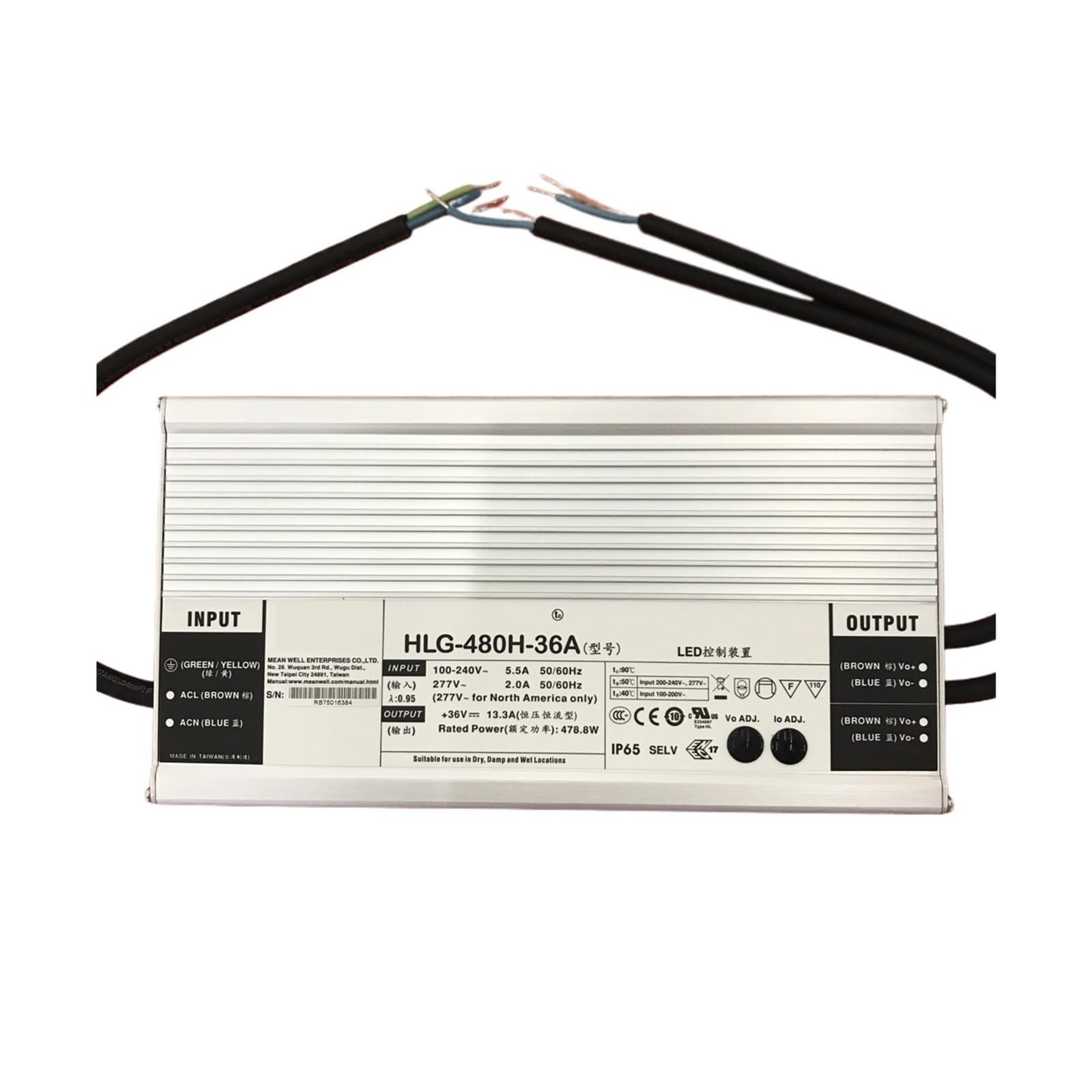 JJKKOZVQF HLG-480H-36A HLG-480H-48A 480W(HLG-480H-48A)